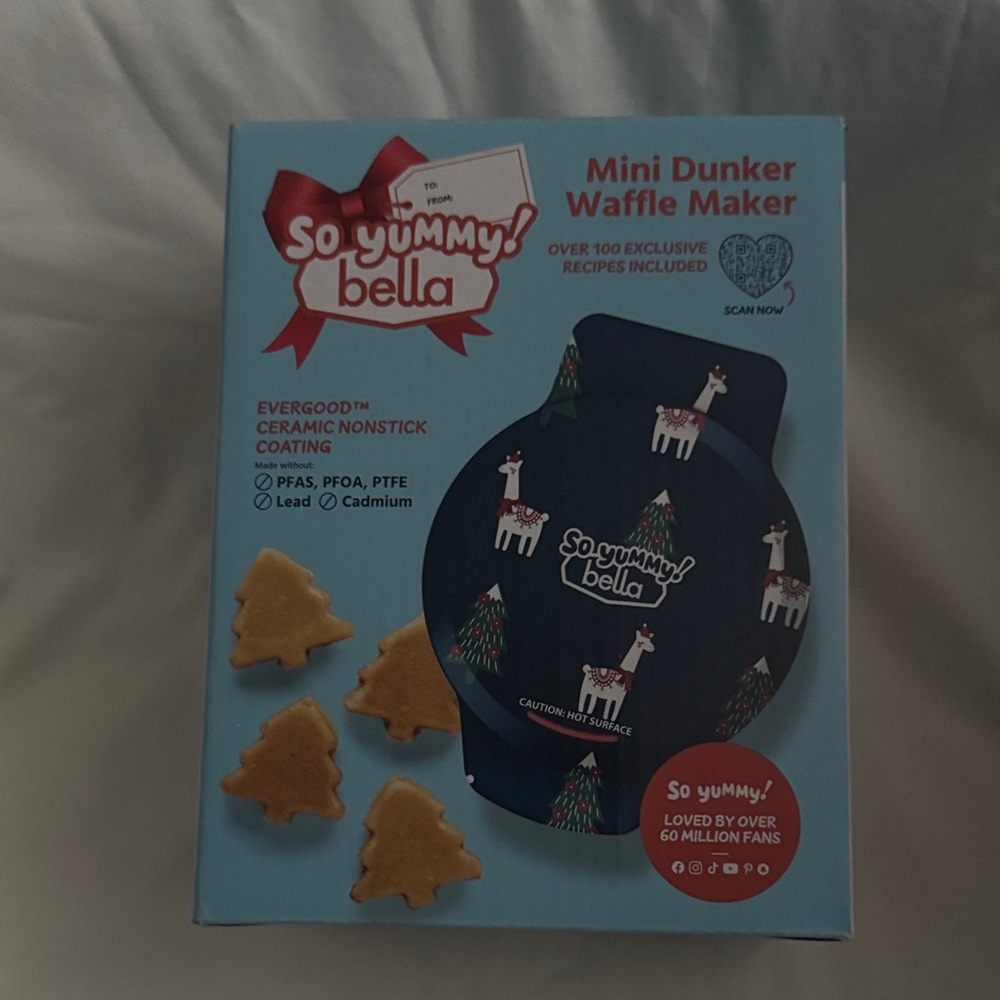 So Yummy! Bella Mini Dunker Waffle Maker